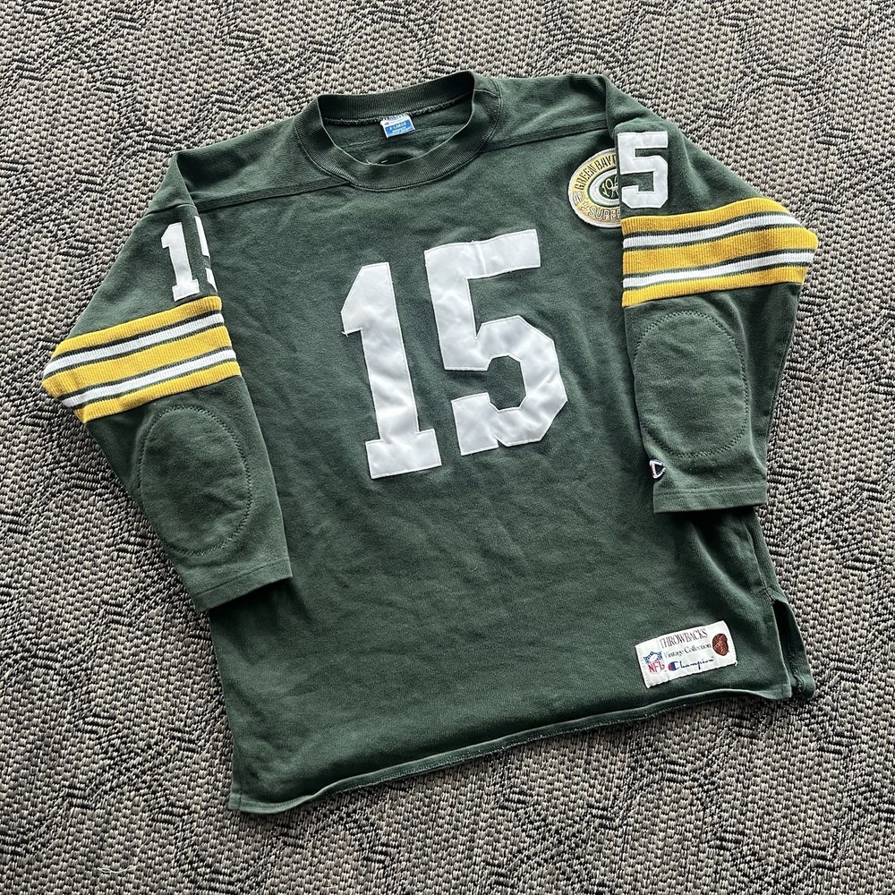 Champion Vintage Collection Jersey XL Green Bay Packers‎ Throwback Bart Starr